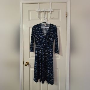 Faux-Wrap Dress